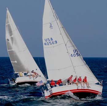 Vee Jay 40569 and Shock Racing sailboats, Naples FL