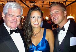 Newt Gingrich with Vee Jay Crew 40569