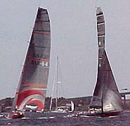 UBS Alinghi Oracle start race 5, Newport